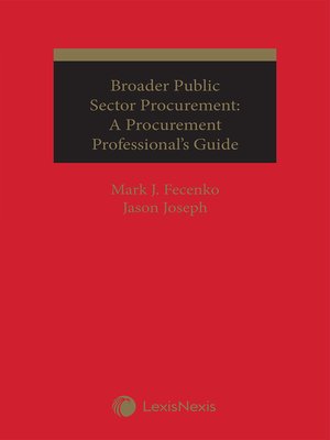 cover image of Broader Public Sector Procurement